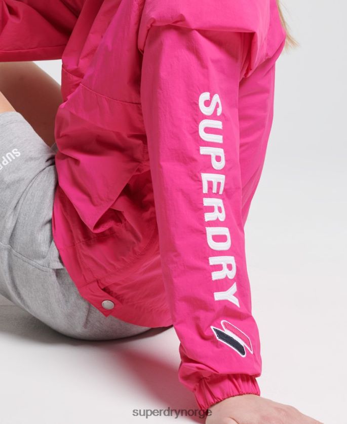 Superdry rosa klær 86P46D5560 kode viktig grafisk overhead kvinner