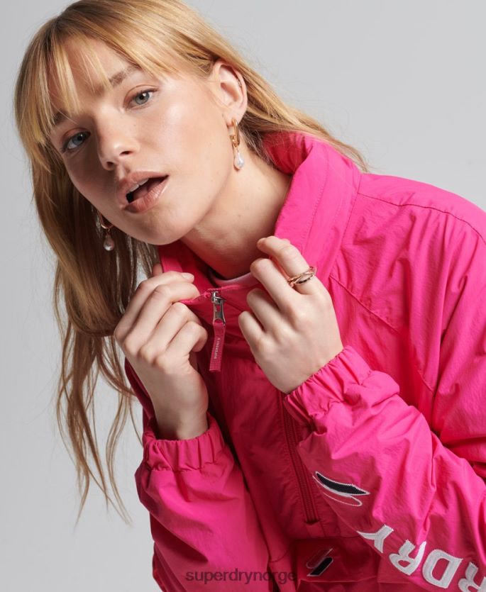 Superdry rosa klær 86P46D5560 kode viktig grafisk overhead kvinner