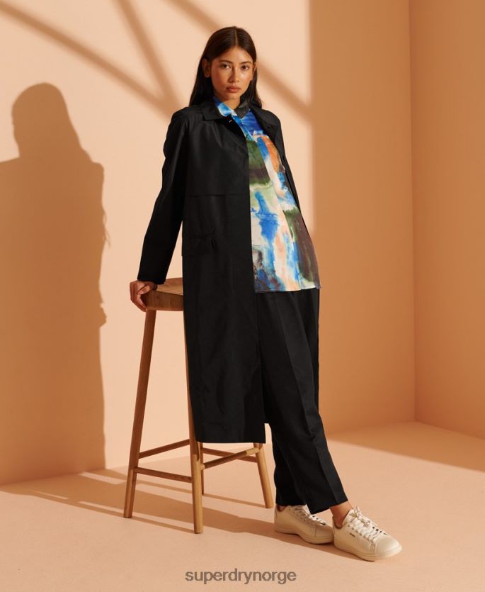 Superdry svart klær 86P46D3843 begrenset opplag teknisk mac kvinner