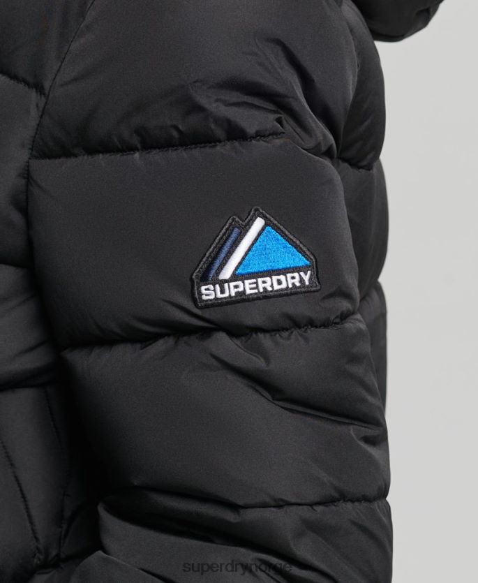 Superdry svart klær 86P46D5450 spirit sports puffer kvinner