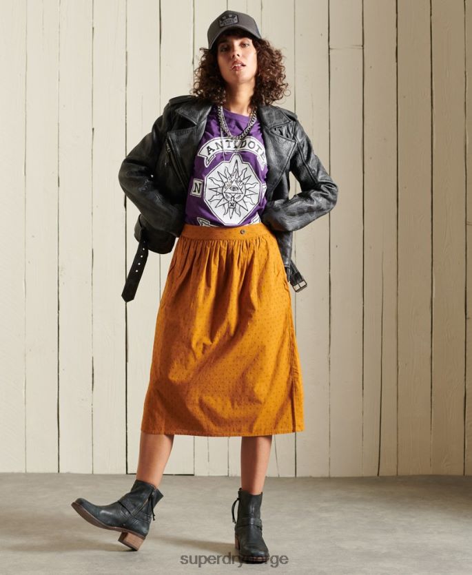 Superdry svart klær 86P46D5697 rocker cropped biker jakke i skinn kvinner