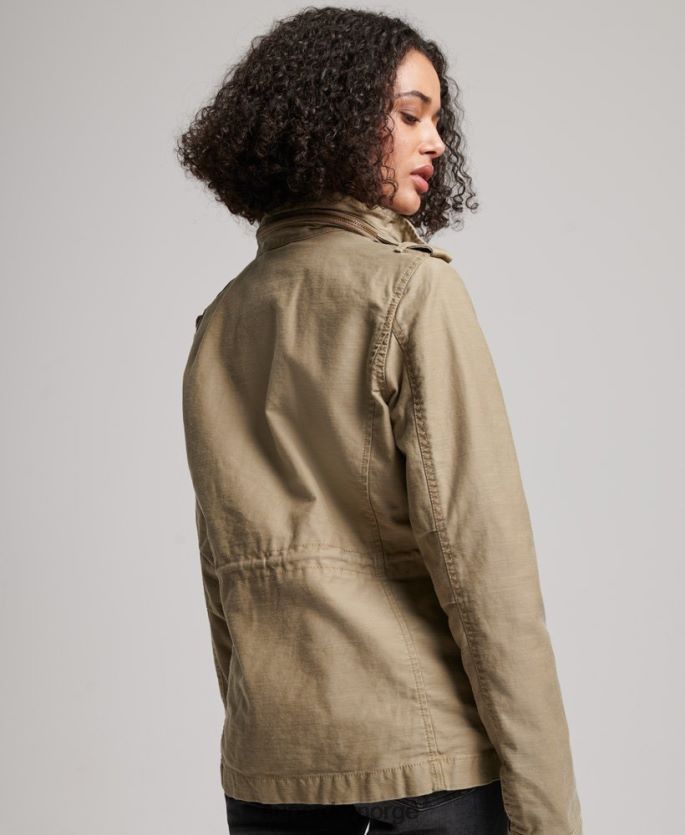 Superdry tan klær 86P46D3534 vintage m65 jakke kvinner