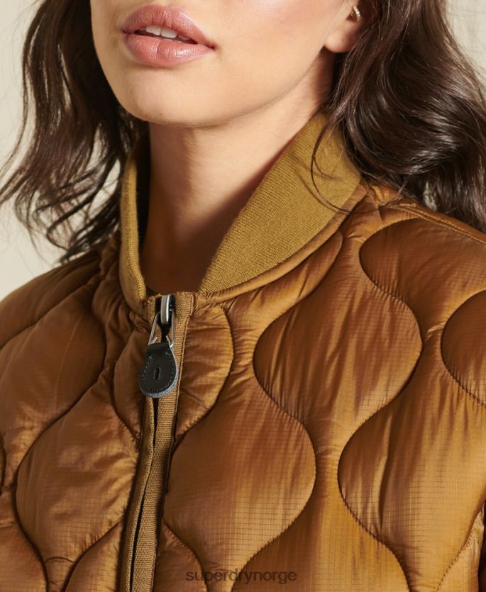 Superdry tan klær 86P46D5562 oversized liner bomber jakke kvinner