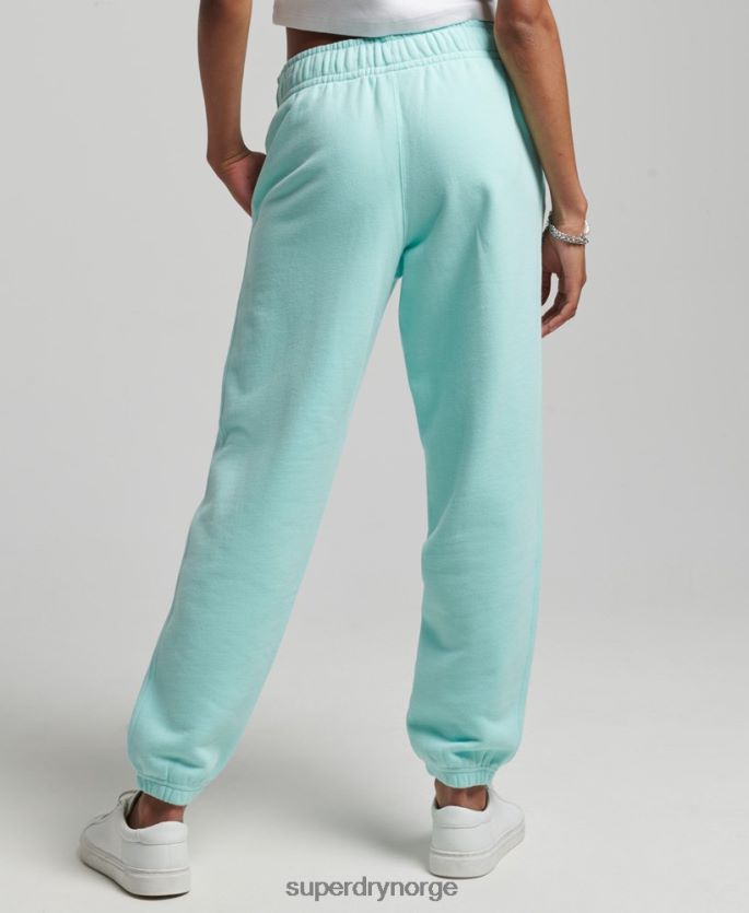 Superdry blå klær 86P46D6591 manus grafiske kjæreste joggere kvinner