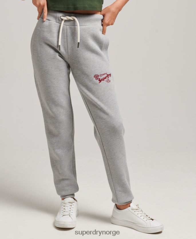 Superdry grå klær 86P46D3918 pride & craft joggere kvinner