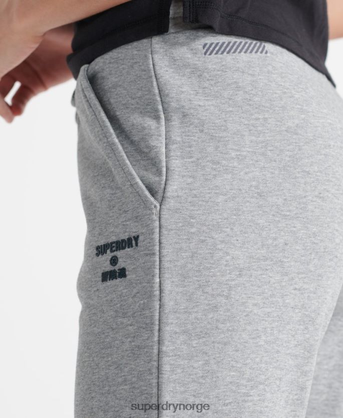 Superdry grå klær 86P46D3933 trene kjernesport joggere kvinner