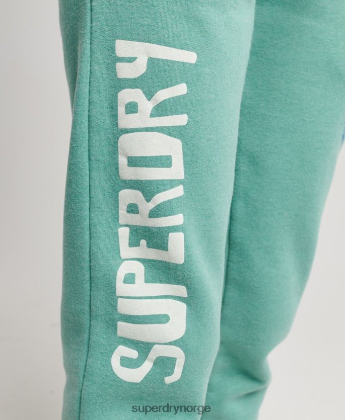 Superdry grønn klær 86P46D2269 vintage cali utskårne joggere kvinner