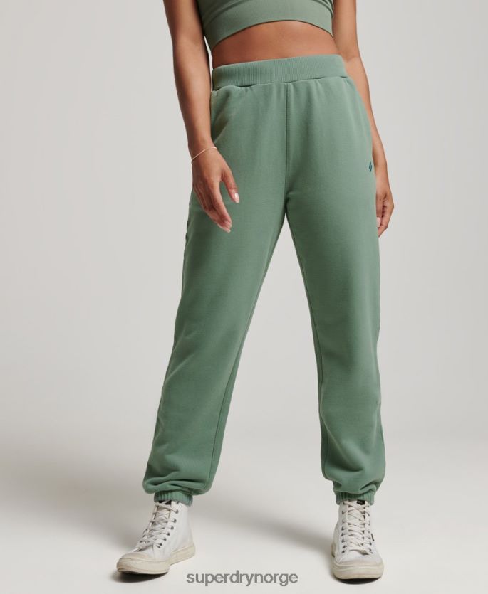 Superdry grønn klær 86P46D3901 kjerne høyhus joggere kvinner