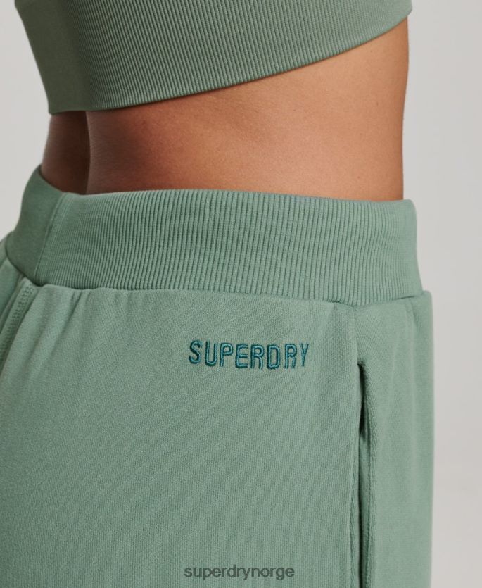 Superdry grønn klær 86P46D3901 kjerne høyhus joggere kvinner