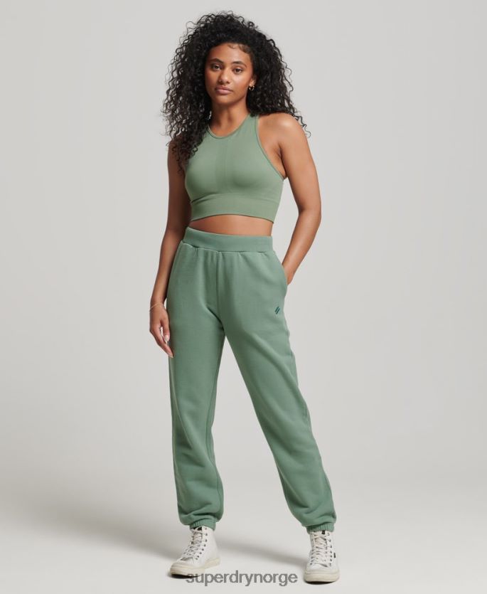Superdry grønn klær 86P46D3901 kjerne høyhus joggere kvinner
