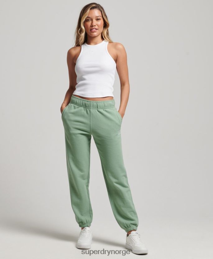 Superdry grønn klær 86P46D6594 arv kjæreste broderte joggere kvinner