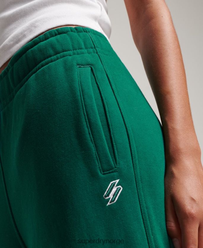 Superdry grønn klær 86P46D6685 manus grafiske kjæreste joggere kvinner