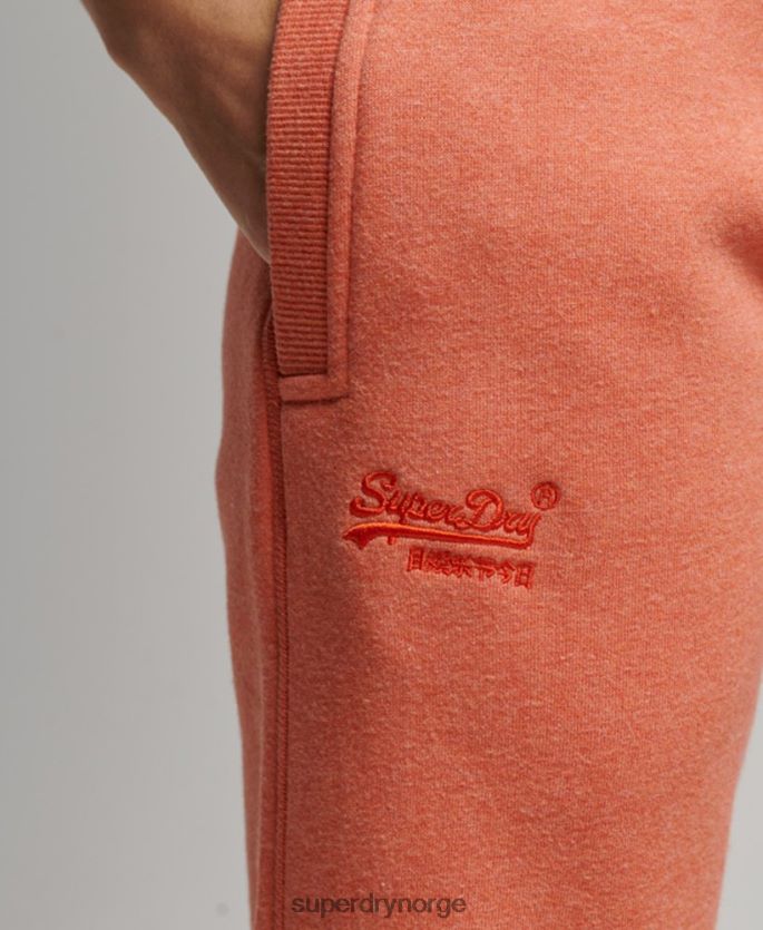 Superdry korall klær 86P46D3913 vintage logobroderte joggebukser kvinner