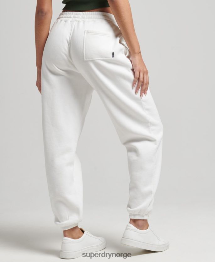 Superdry krem klær 86P46D6633 vintage kollegiale joggere kvinner
