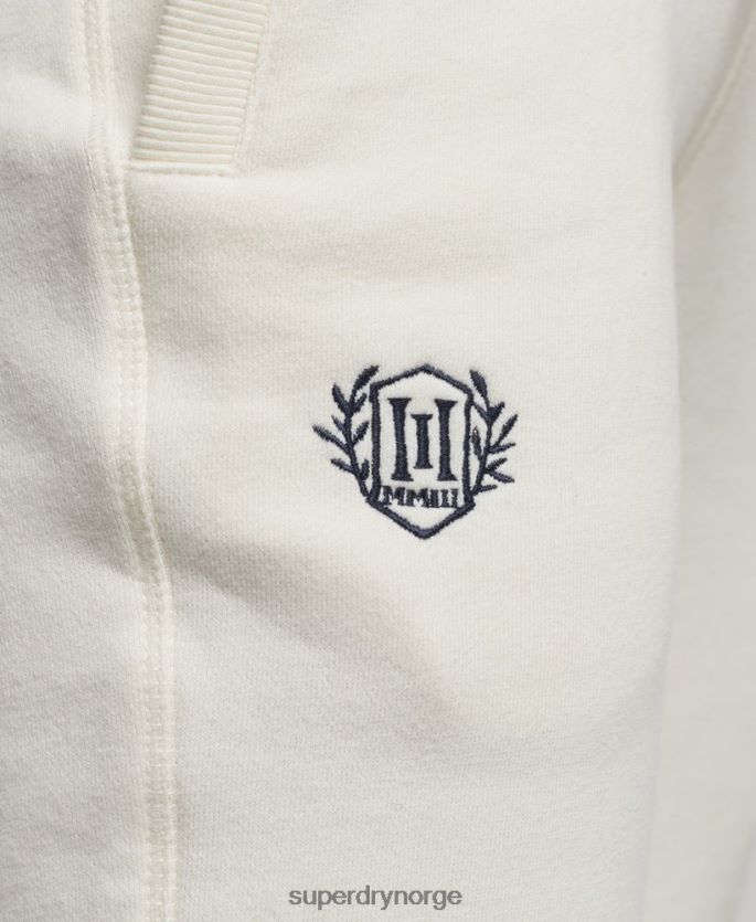 Superdry krem klær 86P46D6674 stolthet i håndverksjoggere kvinner