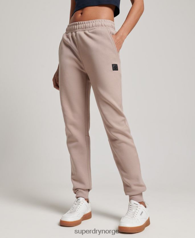 Superdry lysegrå klær 86P46D3897 tekniske joggere kvinner