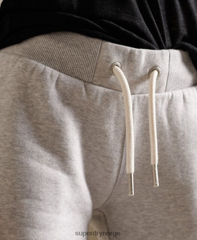 Superdry lysegrå klær 86P46D6613 stolthet i håndverksjoggere kvinner