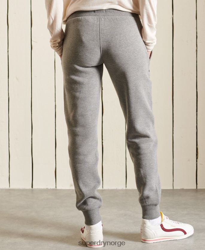 Superdry mørk grå klær 86P46D3942 stolthet i håndverksjoggere kvinner