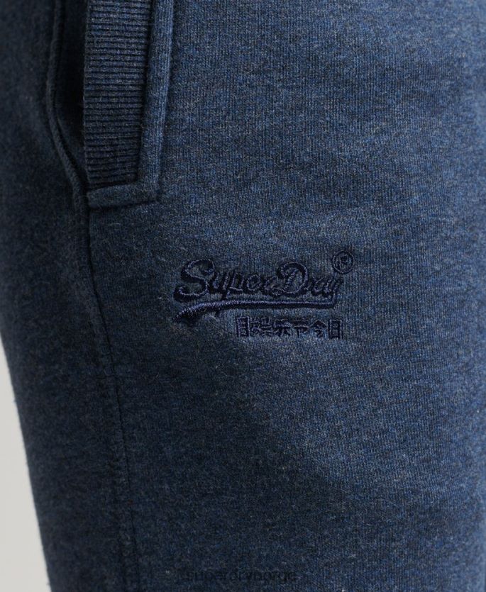 Superdry marinen klær 86P46D3898 vintage logobroderte joggebukser kvinner