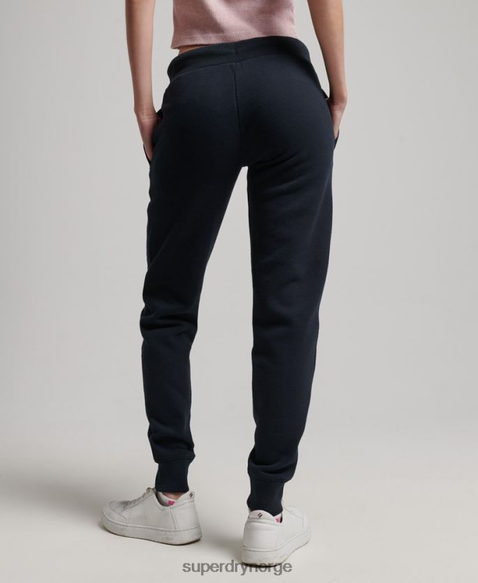 Superdry marinen klær 86P46D3906 vintage logobroderte joggebukser kvinner