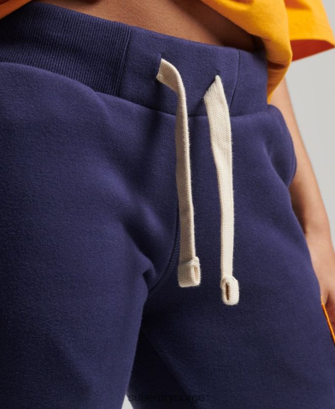 Superdry marinen klær 86P46D6557 vintage kollegiale joggere kvinner