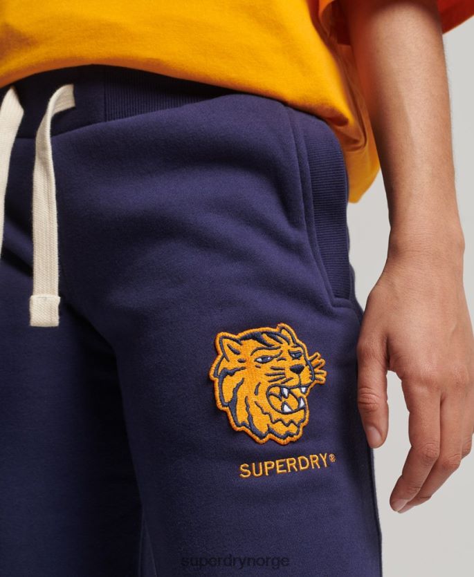 Superdry marinen klær 86P46D6557 vintage kollegiale joggere kvinner