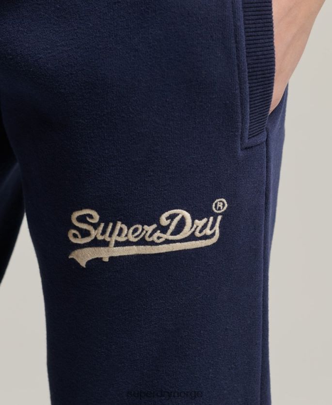 Superdry marinen klær 86P46D6655 college joggere med vintage logo kvinner
