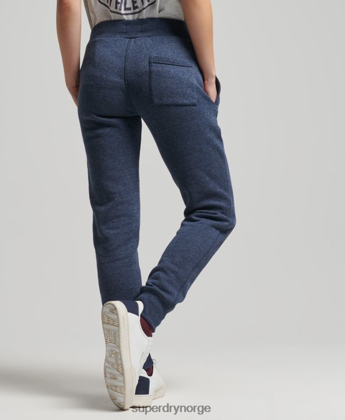 Superdry marinen klær 86P46D6714 kollegiale joggere i vintage manusstil kvinner