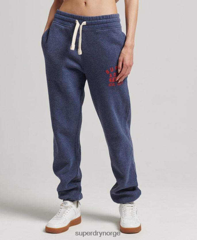 Superdry marinen klær 86P46D6754 vintage kollegiale joggere kvinner