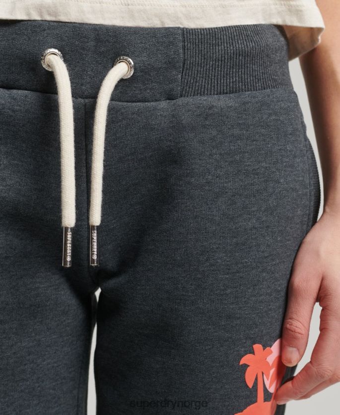 Superdry rød klær 86P46D2254 vintage cali utskårne joggere kvinner