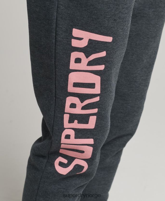 Superdry rød klær 86P46D2254 vintage cali utskårne joggere kvinner