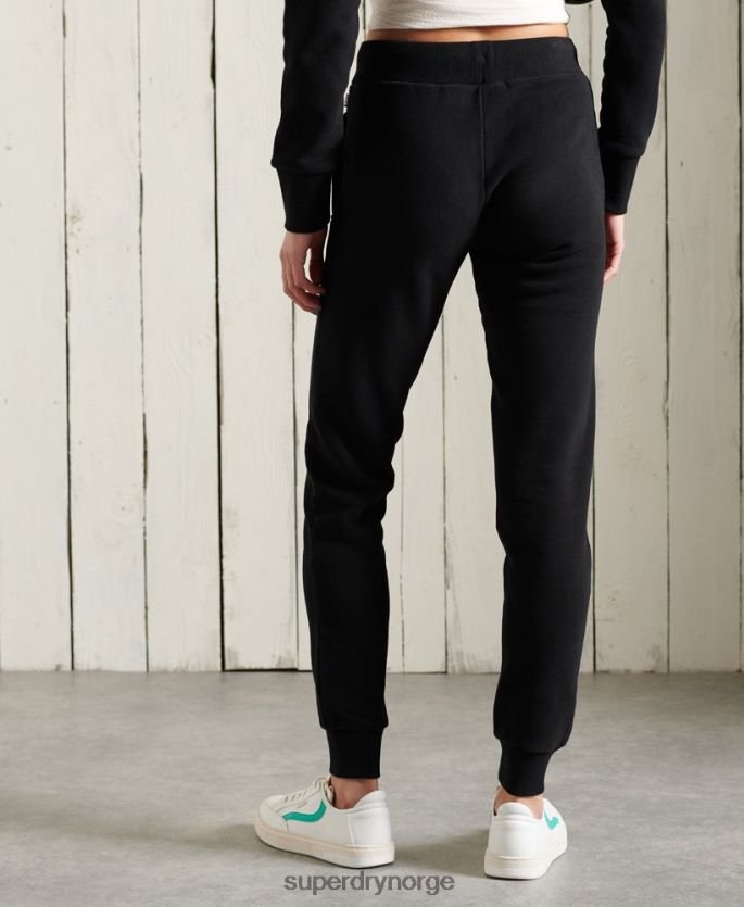 Superdry svart klær 86P46D3947 oransje etikett klassiske joggebukser kvinner