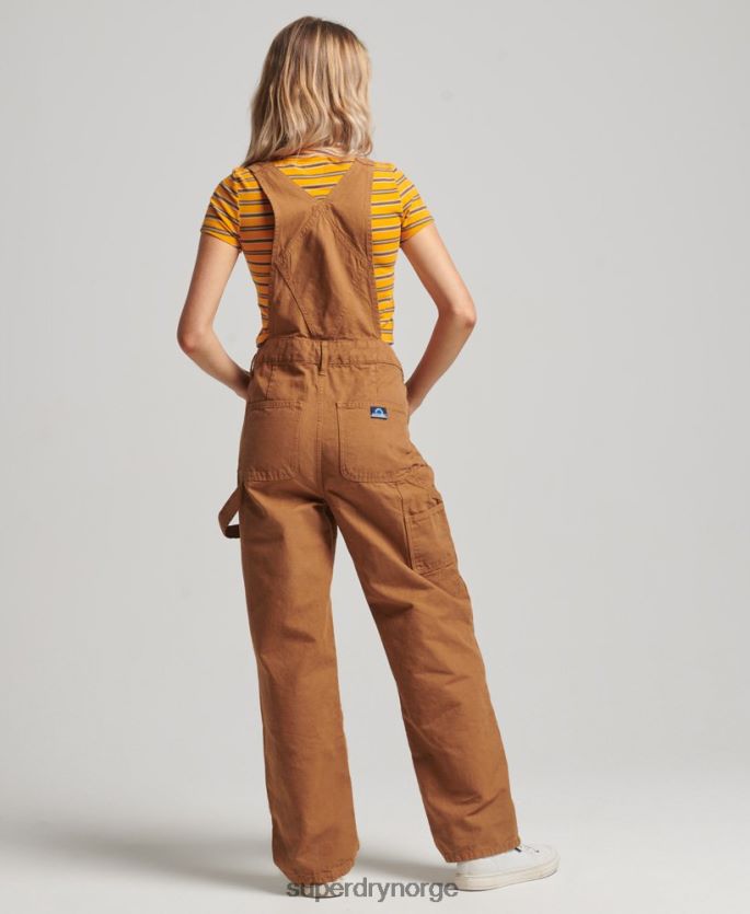 Superdry brun klær 86P46D4094 vintage tømmerbukser kvinner