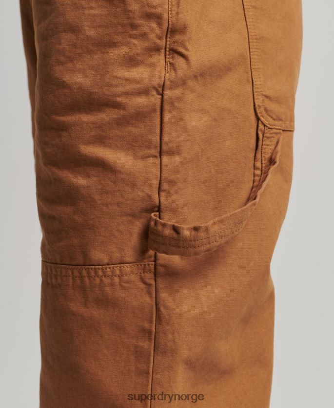 Superdry brun klær 86P46D4094 vintage tømmerbukser kvinner