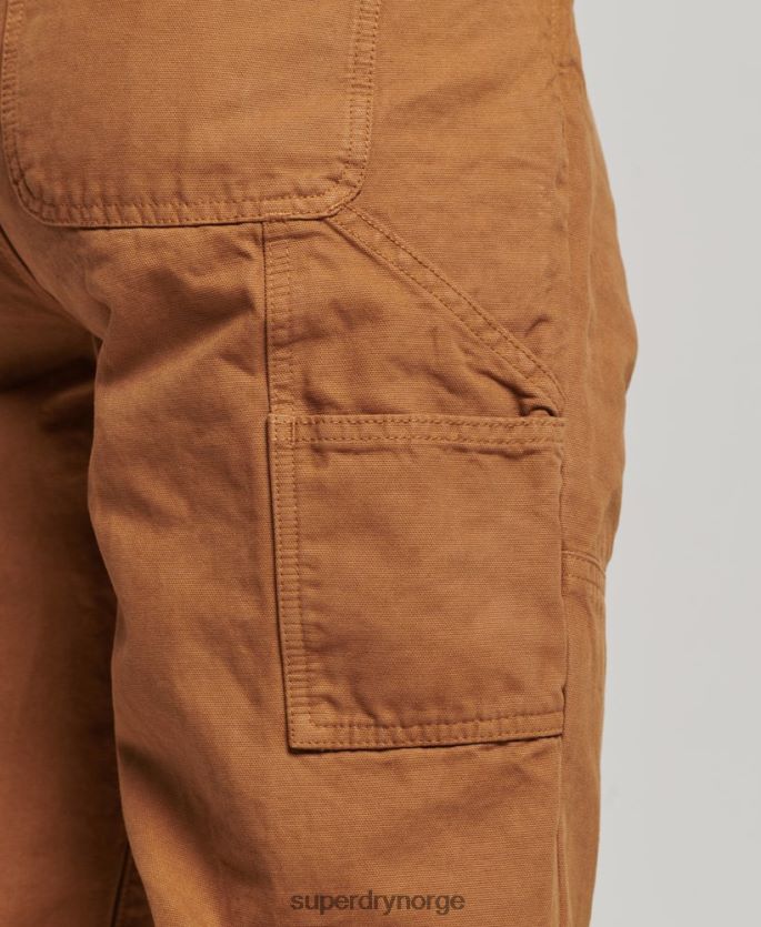 Superdry brun klær 86P46D4094 vintage tømmerbukser kvinner