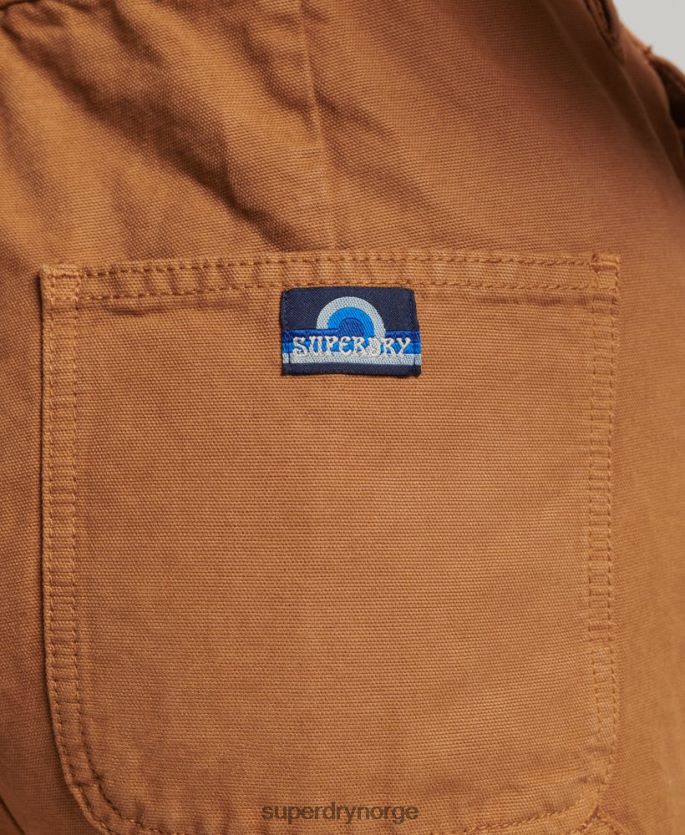 Superdry brun klær 86P46D4094 vintage tømmerbukser kvinner