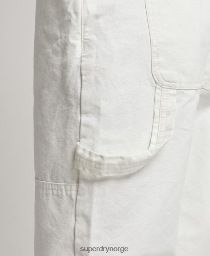 Superdry krem klær 86P46D4096 vintage tømmerbukser kvinner