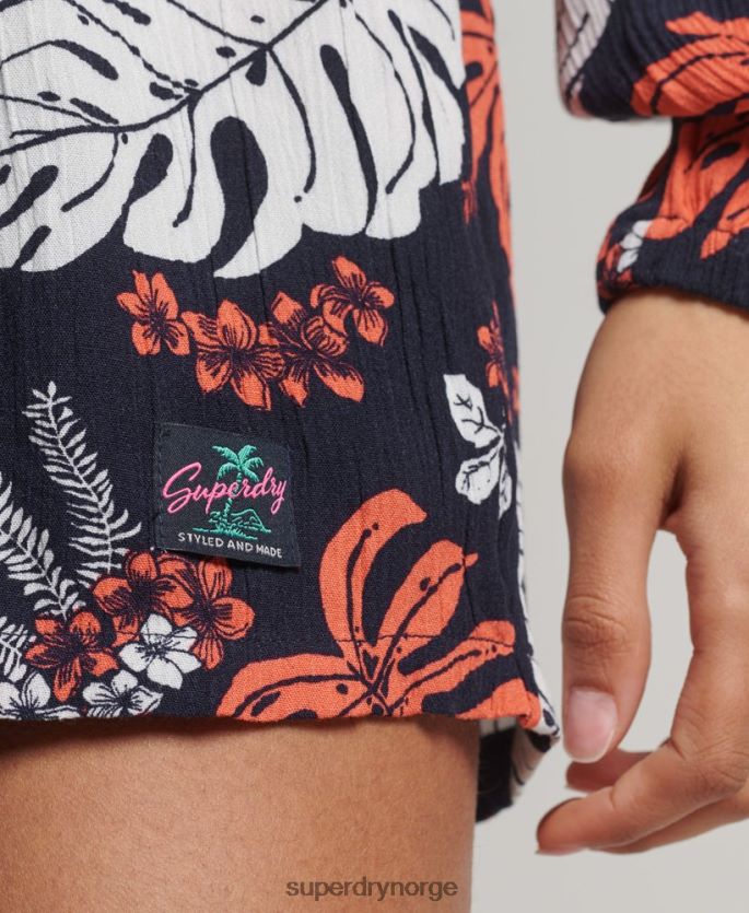 Superdry marinen klær 86P46D4098 vintage strand lekedress kvinner