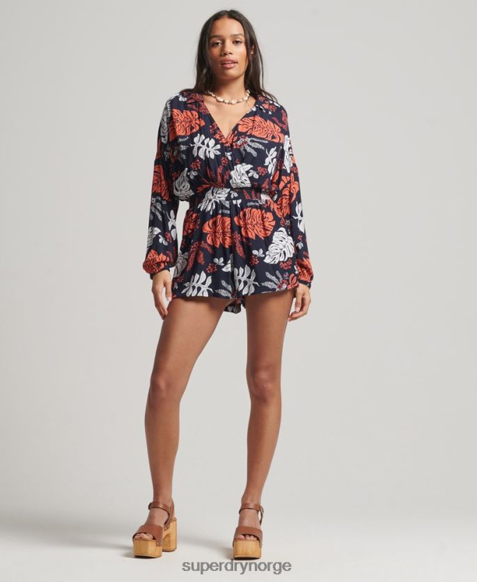 Superdry marinen klær 86P46D4098 vintage strand lekedress kvinner