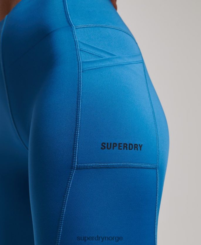 Superdry blå klær 86P46D6331 kjøre trange leggings kvinner