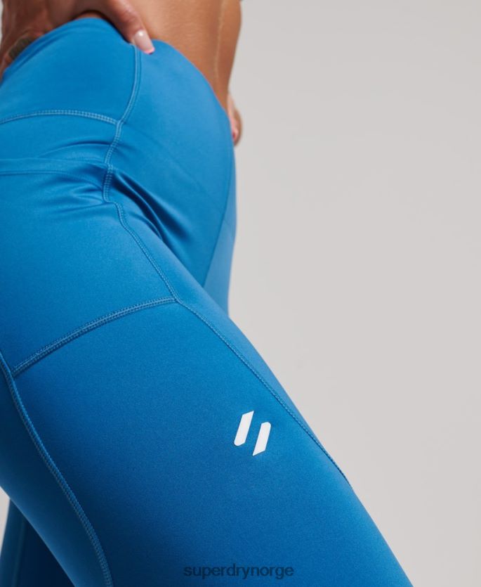 Superdry blå klær 86P46D6331 kjøre trange leggings kvinner