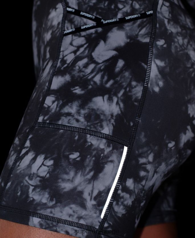 Superdry grå klær 86P46D6343 kjøre trange shorts kvinner
