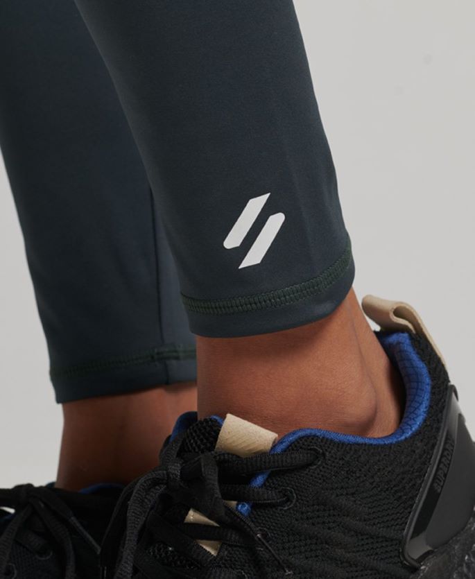 Superdry grønn klær 86P46D4072 elastiske leggings av togmerke kvinner