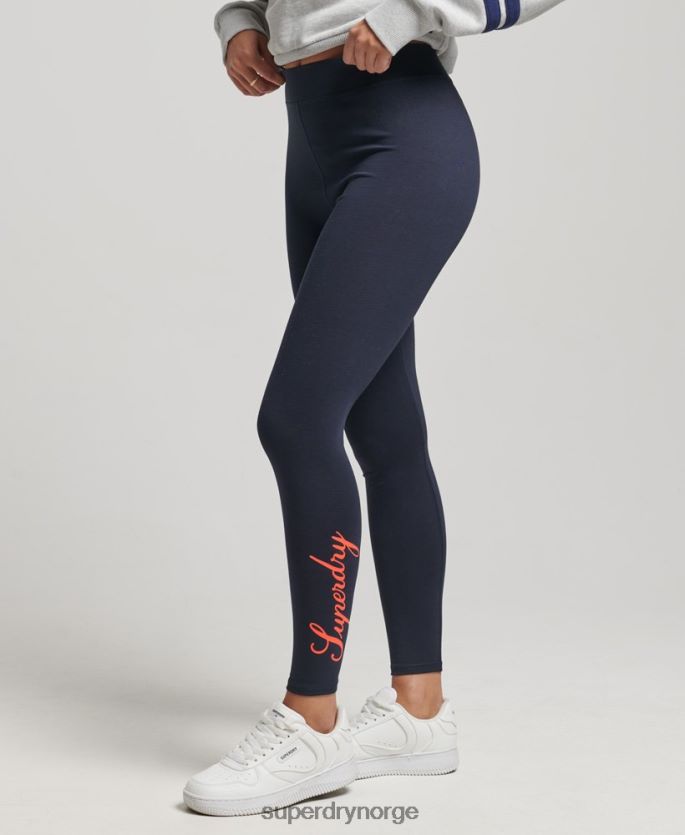 Superdry marinen klær 86P46D4088 Heritage leggings kvinner
