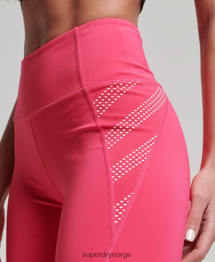 Superdry rosa klær 86P46D6348 6-tommers trange shorts kvinner
