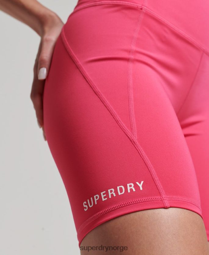 Superdry rosa klær 86P46D6348 6-tommers trange shorts kvinner