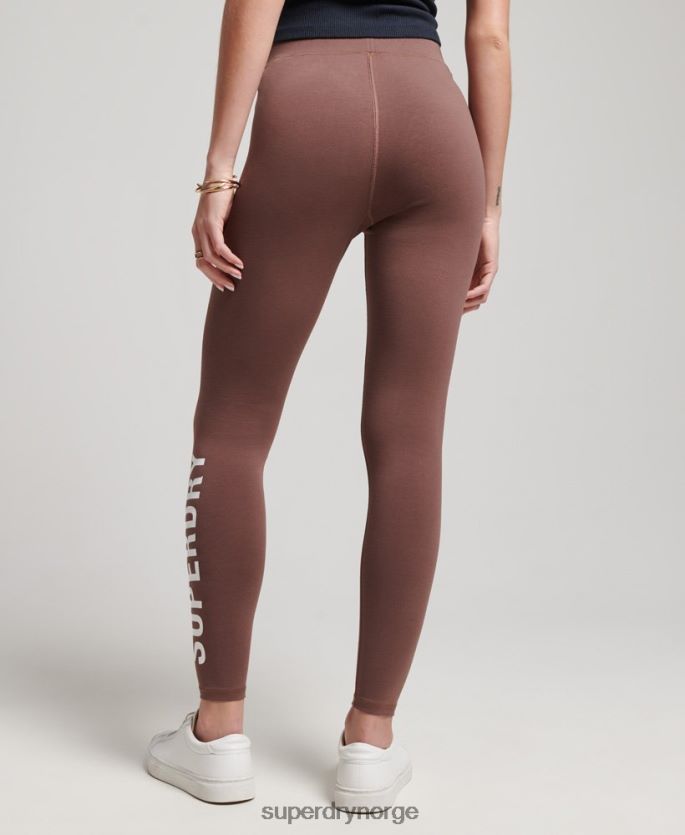 Superdry støvete klær 86P46D4091 kjerne leggings med høy midje kvinner