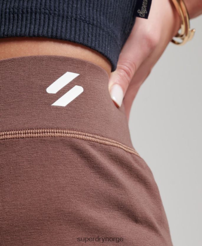 Superdry støvete klær 86P46D4091 kjerne leggings med høy midje kvinner