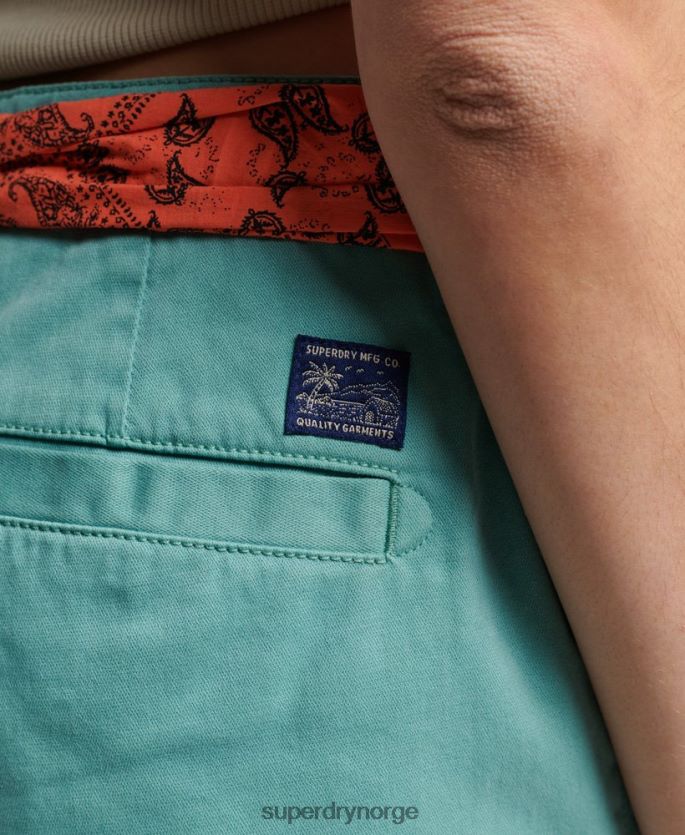 Superdry grønn klær 86P46D2053 chino hot shorts kvinner