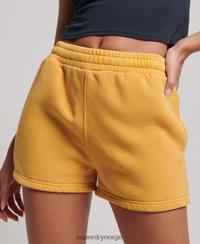 Superdry gull klær 86P46D3129 vintage vask sweatshorts kvinner
